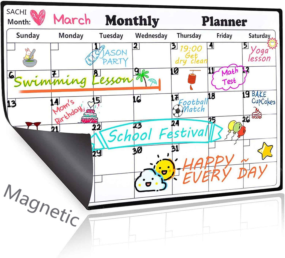 Custom Magnetic Fridge Calendar